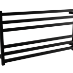 Towel rail electric square 600x1050mm Satin black