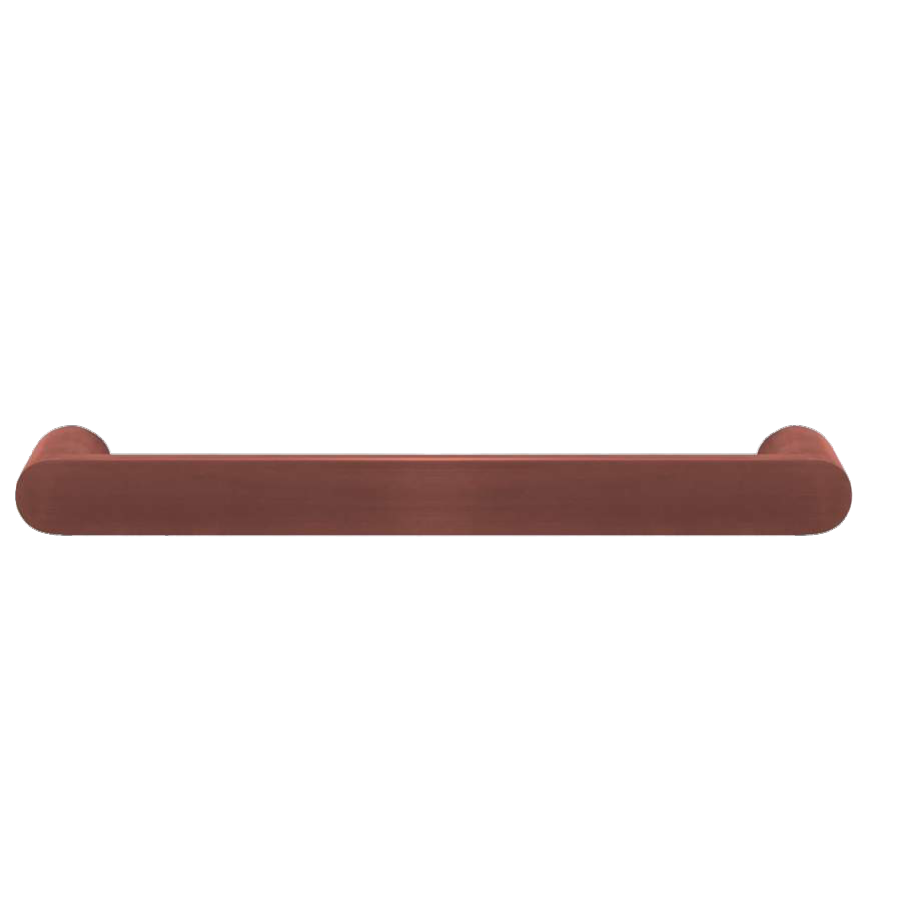 Towel Rail Single Bar Round 12V 850mm Brushed Copper