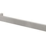 Towel rail single bar square 12v 500mm Chrome