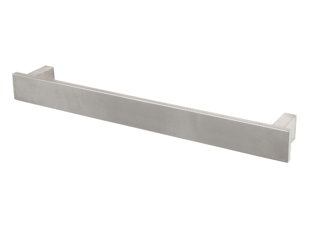 Towel rail single bar square 12v 500mm Chrome