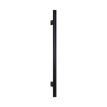 Towel Rail Vertical Single Bar Round 12V 900mm Satin Black