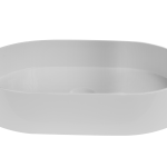 iStone Oval Basin 580 x 380 x 110mm Matte White