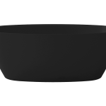 Coco 1600mm Freestanding Bath (Tapered Edge) Matte Black