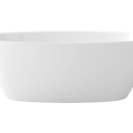 Coco 1600mm Freestanding Bath (Tapered Edge) Gloss White