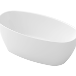 Coco 1600mm Freestanding Bath (Tapered Edge) Gloss White