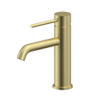 Pioneer Standard Height Basin Mixer Brushed Gold