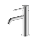 Pioneer Standard Height Basin Mixer Brushed Stainless