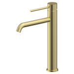Pioneer Tall Basin Mixer Brushed Gold