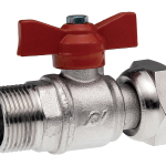 Airaga Union Ball Valve 15f x15m Red Handle