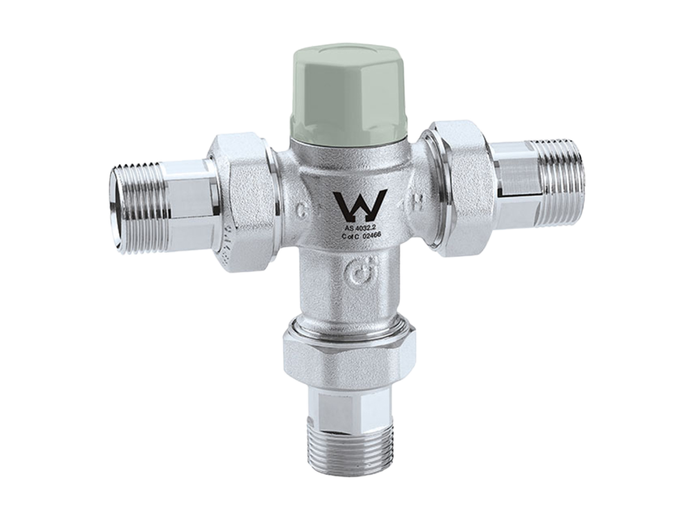 Caleffi 5213 15mm Tempering Valve with Cold Check Valve