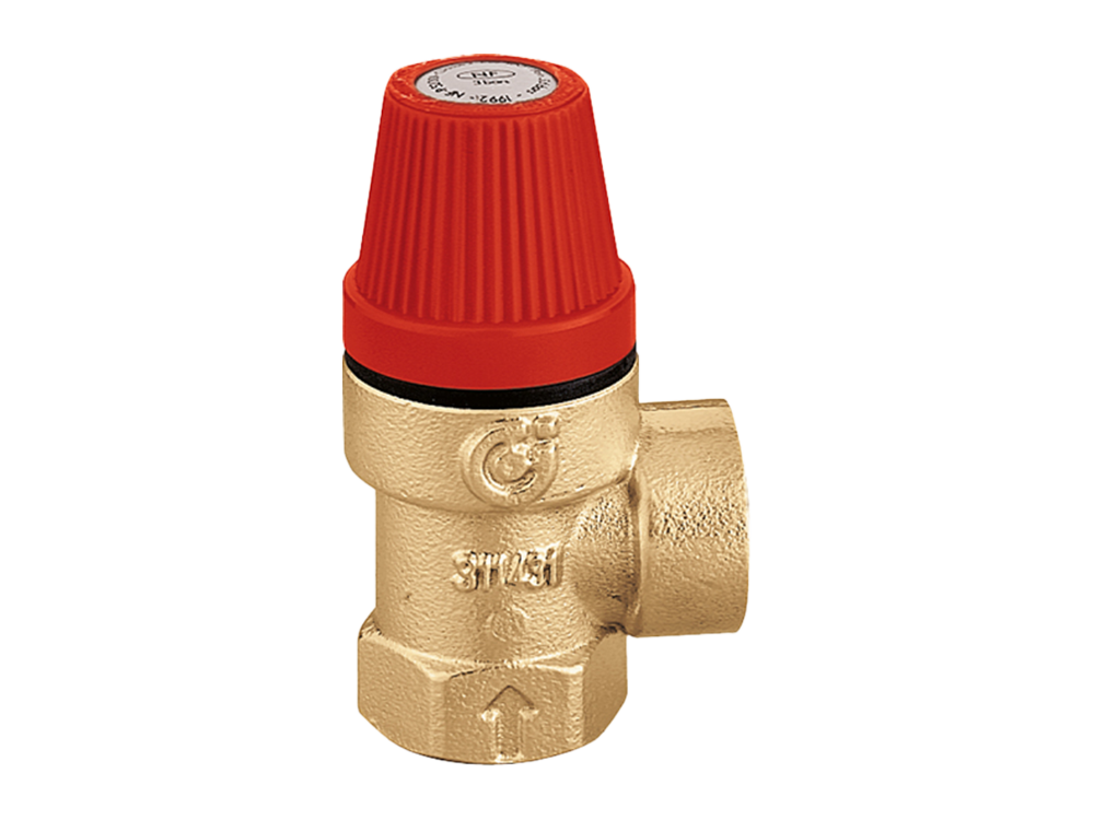 Caleffi 311 Series Safety Valve 20mm x 20mm 600kPa