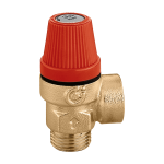 Caleffi 312 Series Safety Valve 15mm x 15mm 600kPa