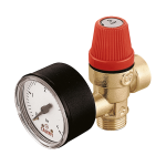 Safety relief valve, 15m x 15f, 300kPa + Gauge