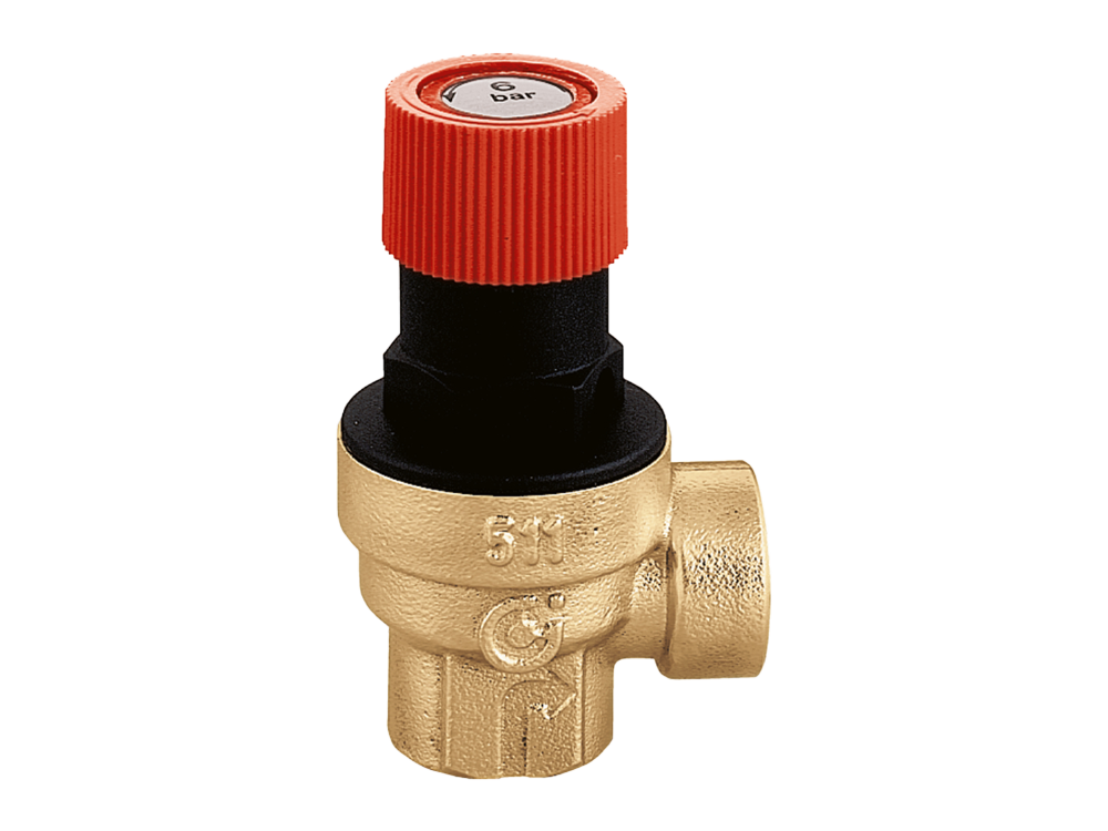 Caleffi 513 Series Safety Valve 15mm x 15mm 200kPa