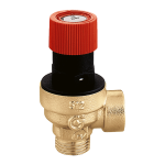 Caleffi 514 Series Safety Valve 15mm x 15mm 250kPa