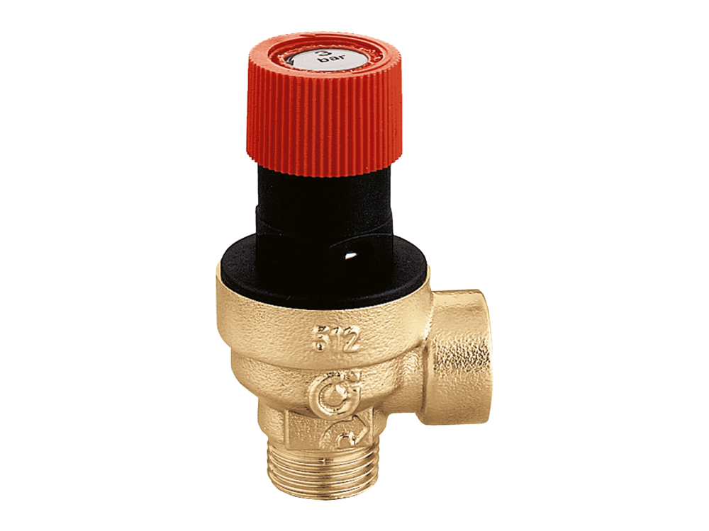 Caleffi 514 Series Safety Valve 15mm x 15mm 250kPa