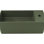 Tussock Concrete Basin 550 x 230mm With Tap Hole Grey Green