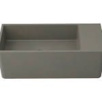 Tussock Concrete Basin 550 x 230mm Taupe Clay