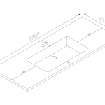 Kzoao 1200mm Lexus Top Matte Grey