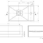 iStone WC Basin 500 x 300 x 200mm Matte White