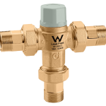 Caleffi 5213 25mm Tempering Valve with Hot and Cold Check Valves