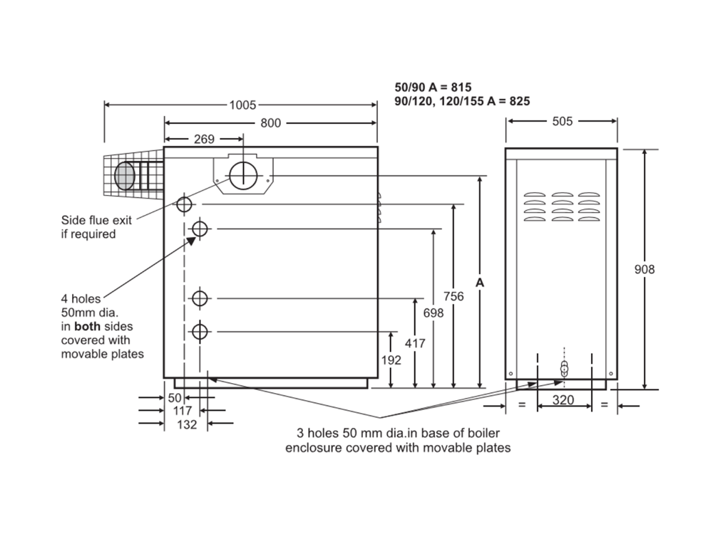 Grant Vortex Outdoor Diesel Condensing Boiler 36kW