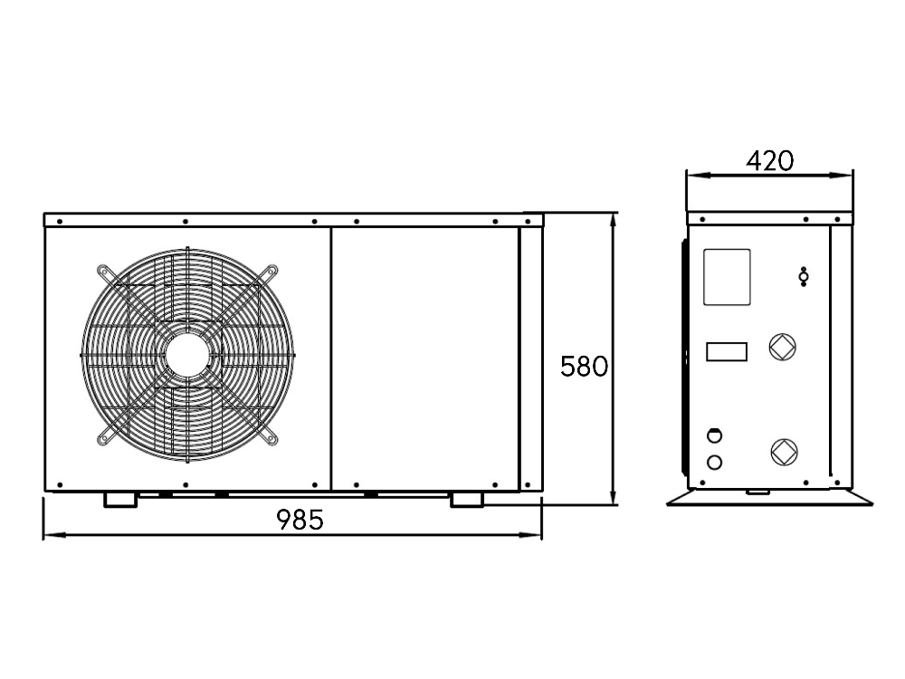 Ritter 5kW R290 Hot Water Heat Pump