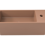 Tussock Concrete Basin 550 x 230mm With Tap Hole Tan