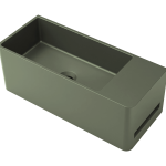 Tussock Concrete Basin 550 x 230mm Grey Green