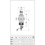 Caleffi 5461 Series 20mm Magnetic Deaerator-Dirt Separator 10Bar 110°C