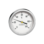 Caleffi 688 Series Temperature Gauge Back Connection 15mm 120=B0