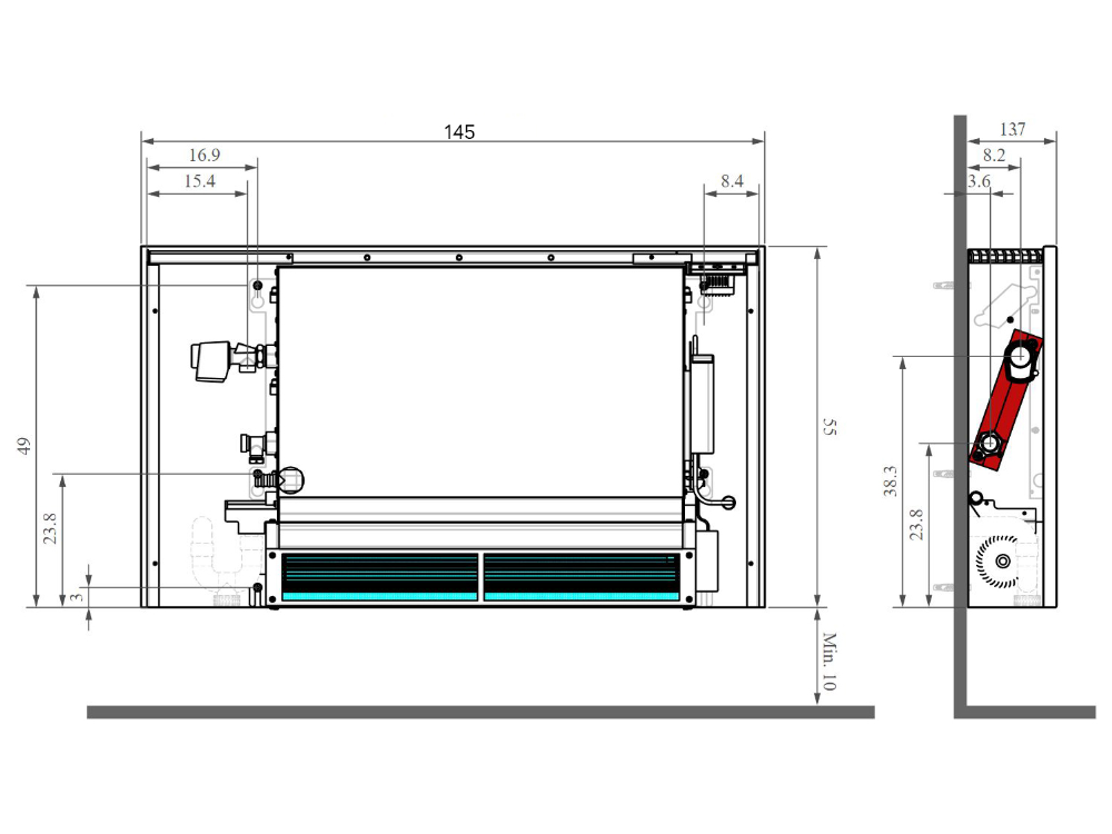 Jaga Briza 12 with Case 550x1450mm